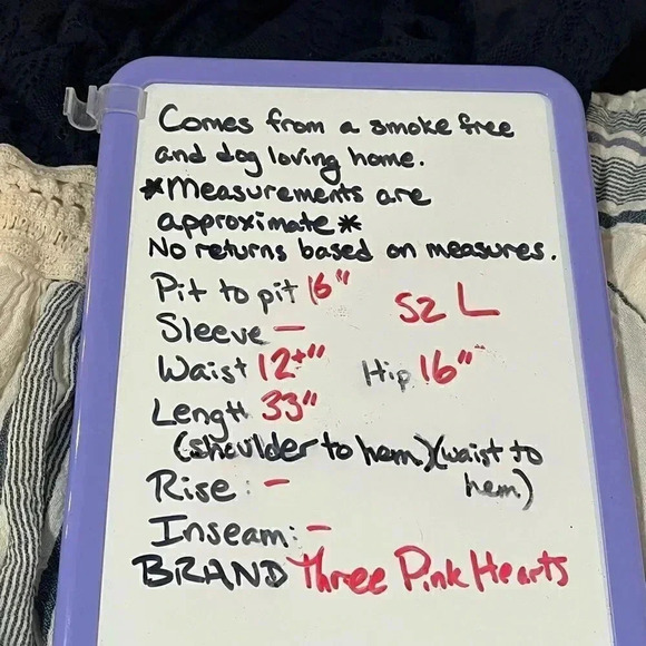 Three Pink Hearts size L EUC mini dress - Picture 9 of 12